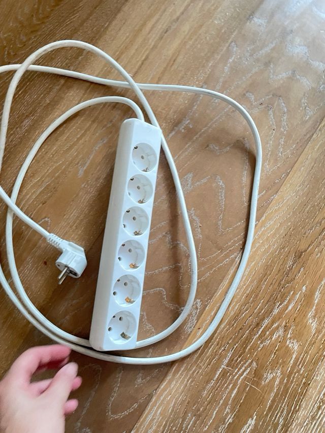 Regleta enchufes 6 tomas