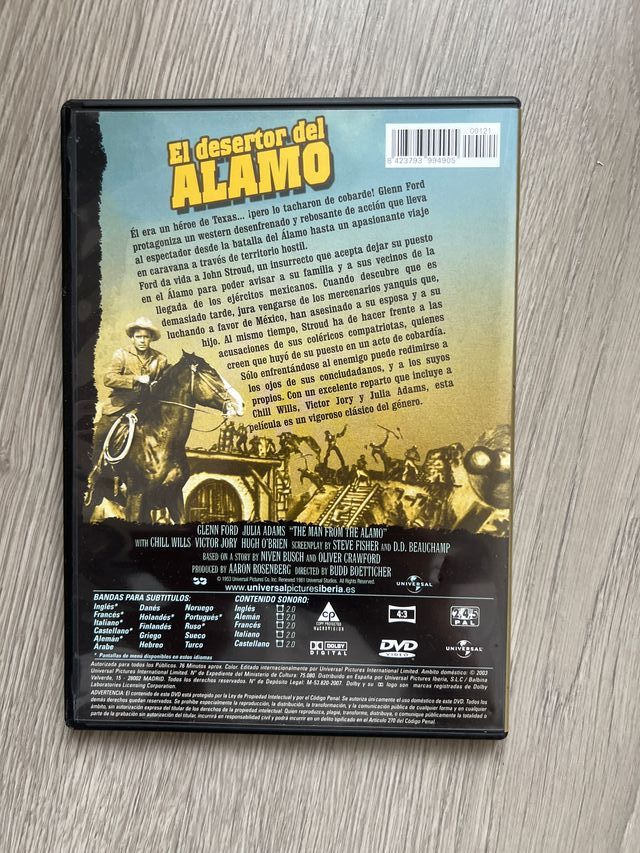 DVD El Desierto del Alamo - Glenn Ford