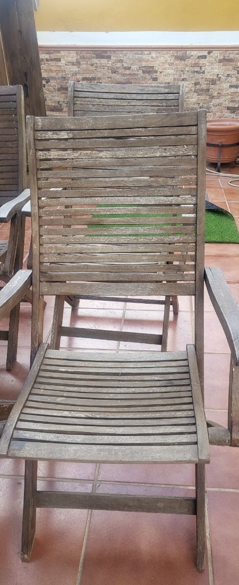 1 Silla de madera tropical El Corte Inglés 