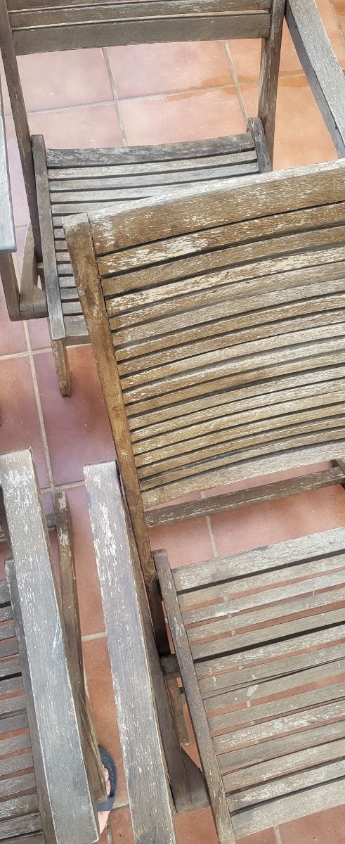 1 Silla de madera tropical El Corte Inglés 