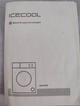 Lavadora IC6167W con funda