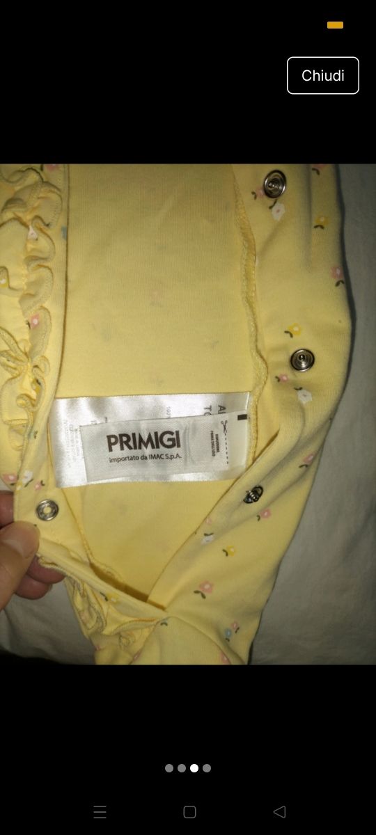 Tutina neonata Primigi pari al nuovo