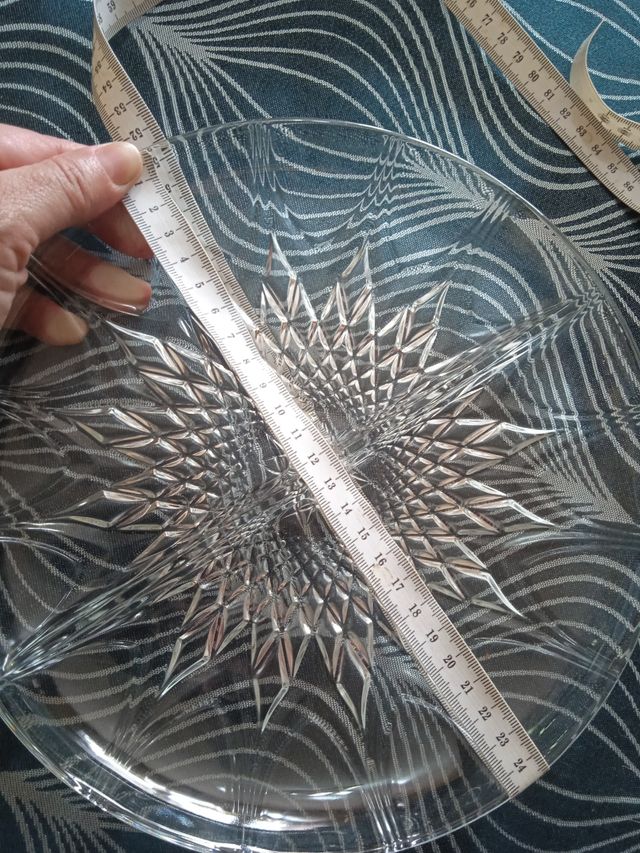 Bandeja vidrio 4 compartimentos