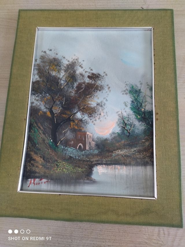 Quadro paesaggio vintage