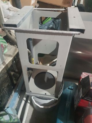 Campana extractora Cata isla acero