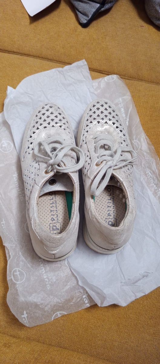 Zapatillas Pitillos Plata