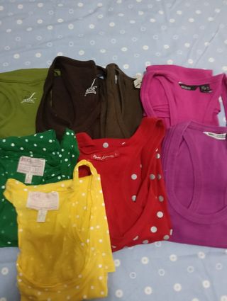 8 Camisetas tirantes L - Mango, Stradivarius  toda