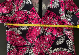 Vestido Carolina Herrera XS - Rosa y Negro