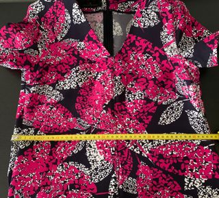 Vestido Carolina Herrera XS - Rosa y Negro