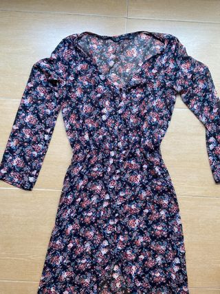 Vestido largo flores - Túnica