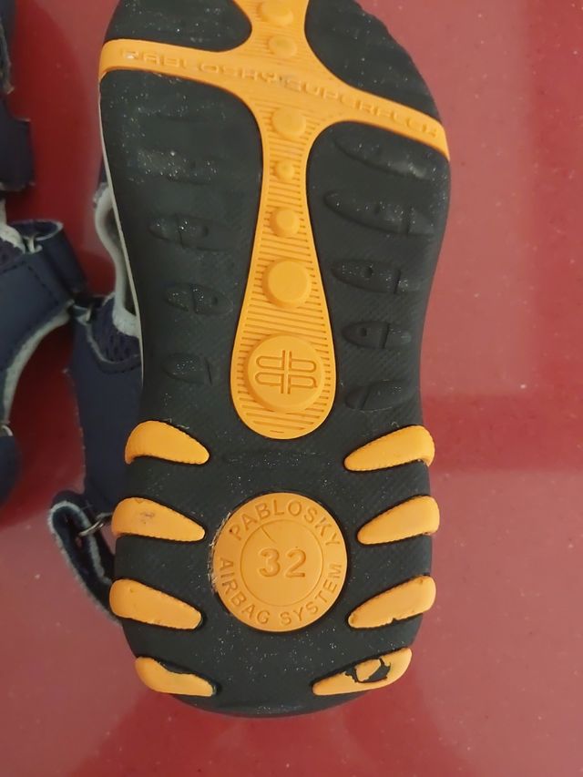 Sandalias Pablosky niño azul marino
