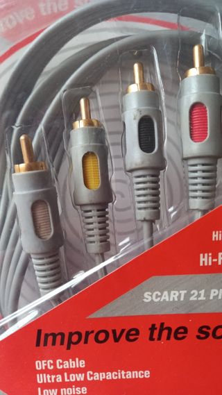 Nuevo Cable SCART 40cm Goldman