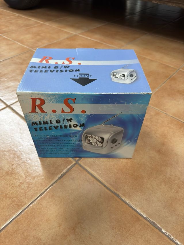 Mini TV B/N R.S. - Radio AM/FM