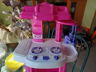 Cocina juguete infantil rosa