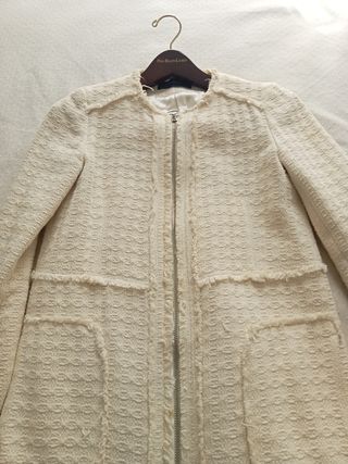 Abrigo/ Chaqueta blanca Zara - Primavera