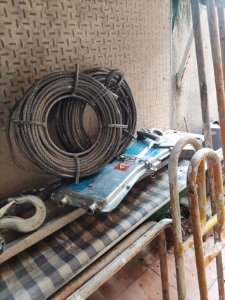 Andamio colgante 150x90 + cable 30m