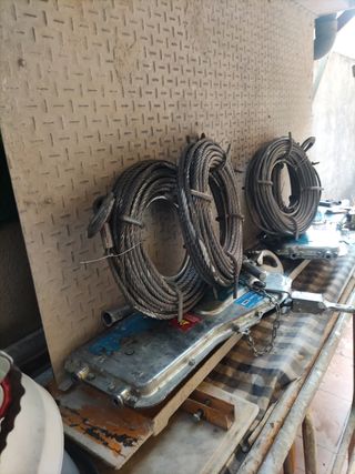 Andamio colgante 150x90 + cable 30m
