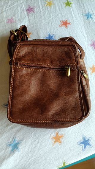 Bolso bandolera ZERIMAR marrón