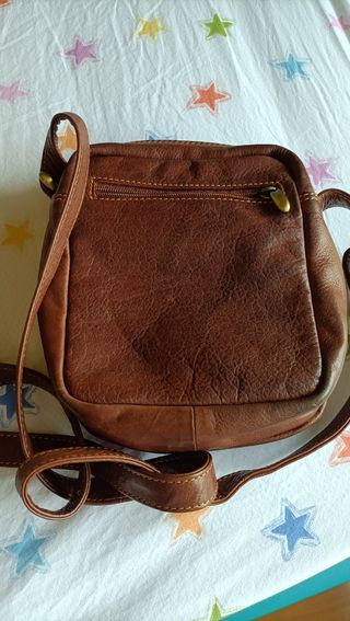 Bolso bandolera ZERIMAR marrón