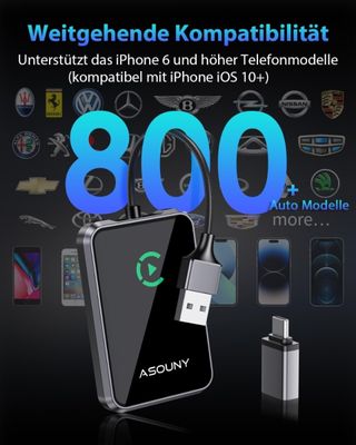 Adattatore Wireless CarPlay auto BY969T - NUOVO