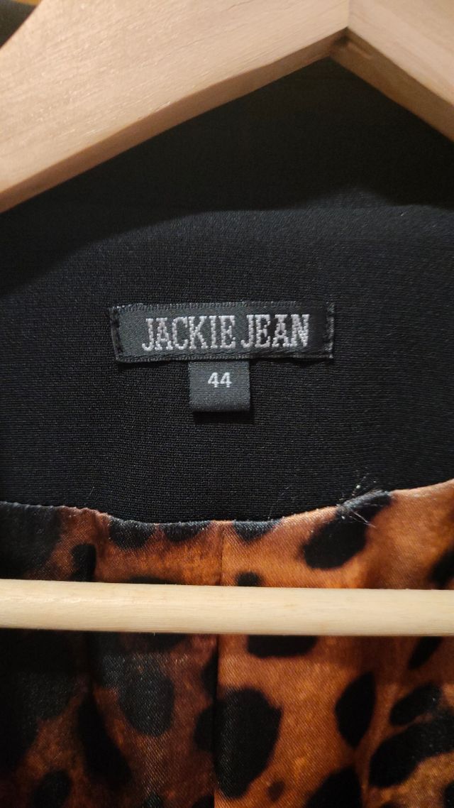 Blazer Jackie Jean Negra XXL