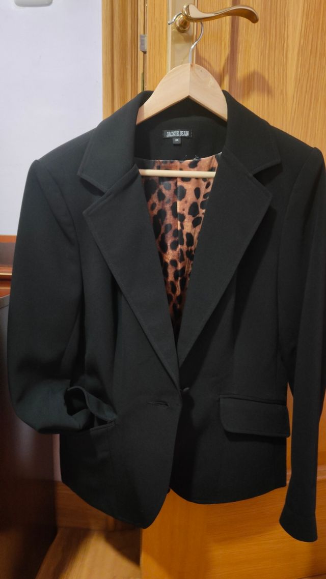 Blazer Jackie Jean Negra XXL