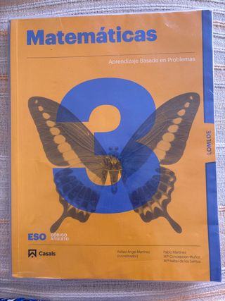Matemáticas 3 ESO LOMLOE