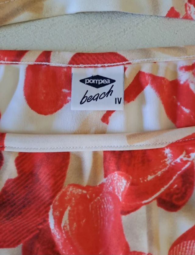 Bikini Pompea Rosso Bianco Tg IV