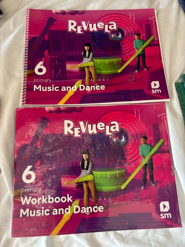 Libro y cuaderno de música 6° primaria