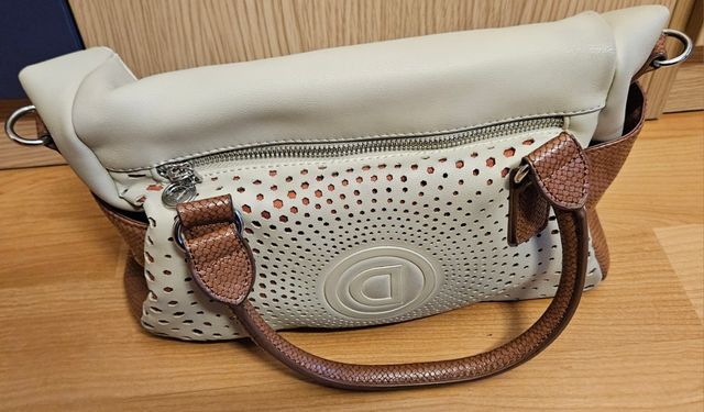 Bolso Desigual beige y marrón