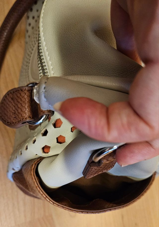 Bolso Desigual beige y marrón