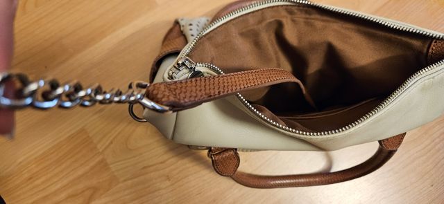 Bolso Desigual beige y marrón