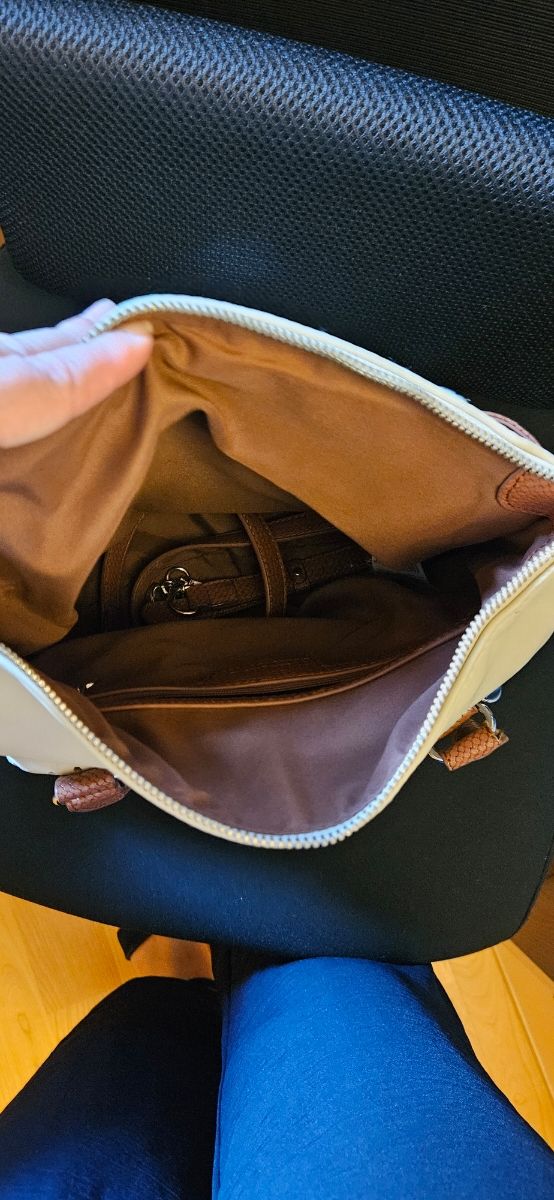 Bolso Desigual beige y marrón