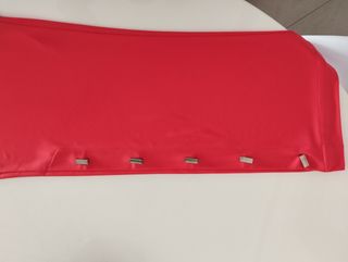 Pantalones anaranjados tobillos