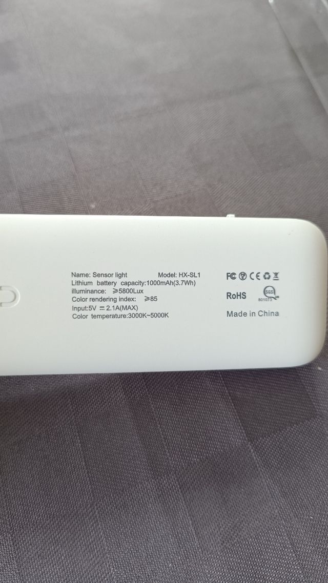 2 Luci LED armadio - Sensore movimento