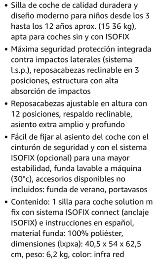 2Sillas: CYBEX Pallas2-fix Silla Grupo 1/2/3 y CBX