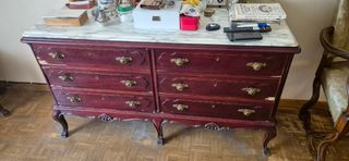 Regalo Dormitorio antiguo: Cama + 2 mesillas + cóm