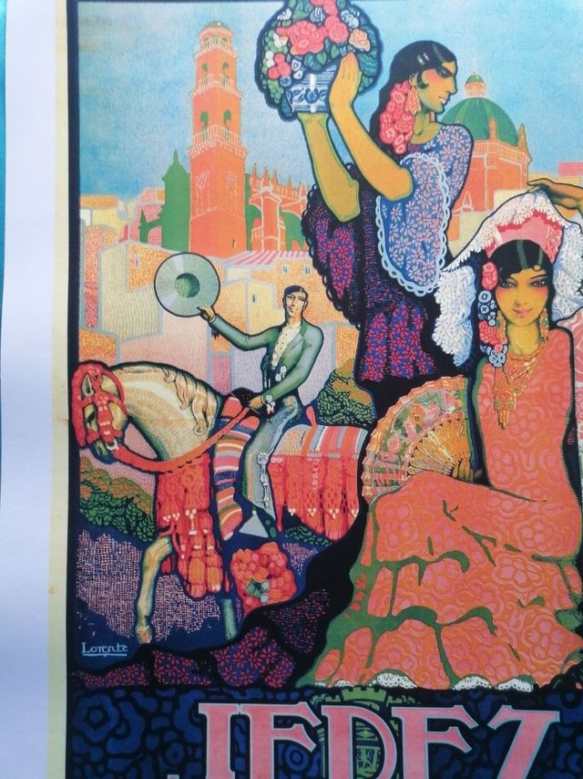 ARTE. JEREZ. CARTEL 1929. REPRODUCCIÓN