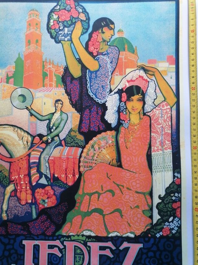 ARTE. JEREZ. CARTEL 1929. REPRODUCCIÓN