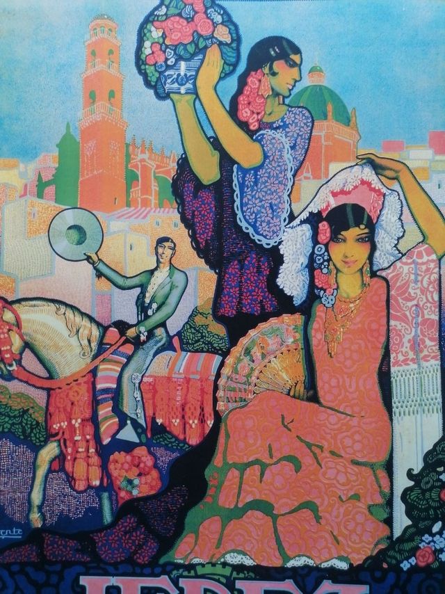 ARTE. JEREZ. CARTEL 1929. REPRODUCCIÓN