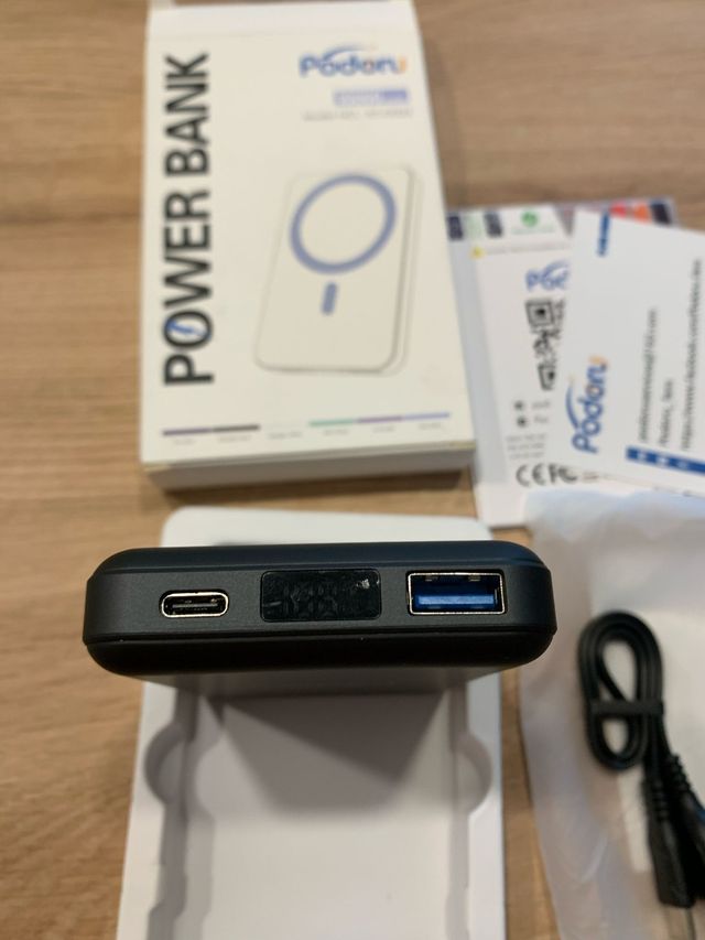 Podoru Power Bank 10000mAh con Safe Mag