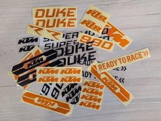 Pack 37 Pegatinas KTM 
