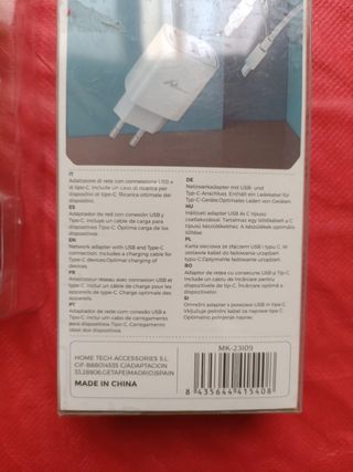 Cargador Xome 20W - PD/QC