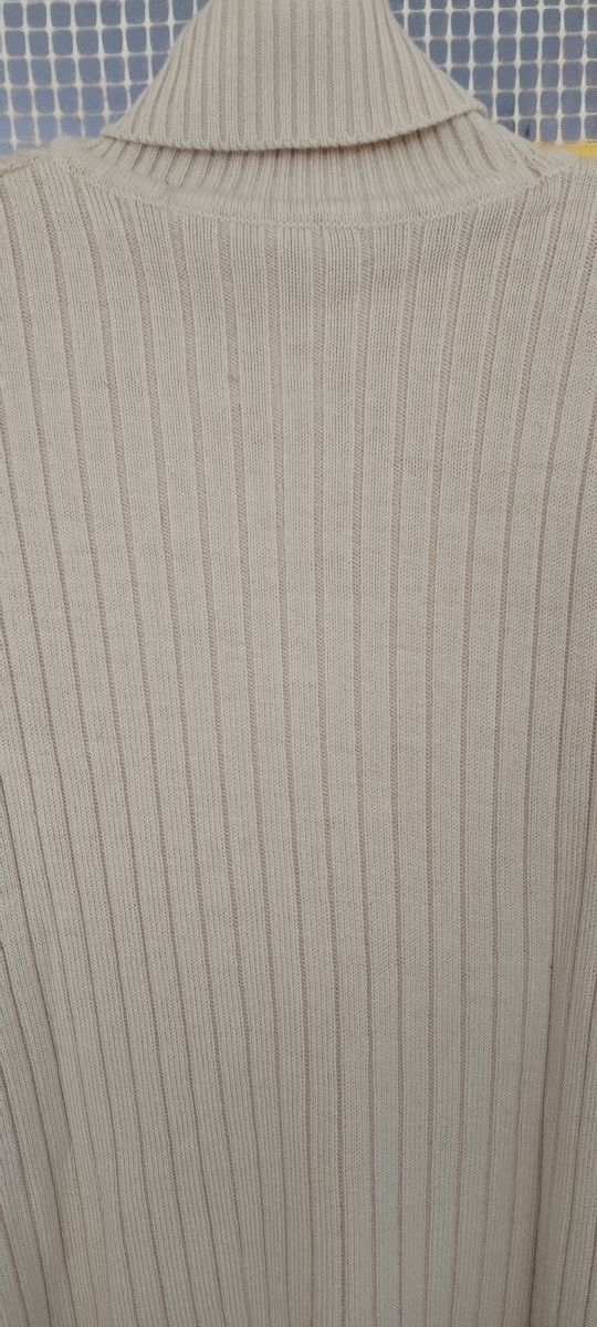 Suéter beige de punto mujer