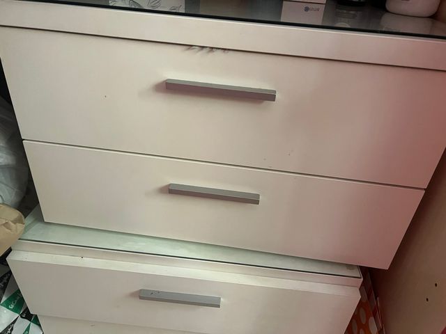 Mesitas noche blancas - 2 uds