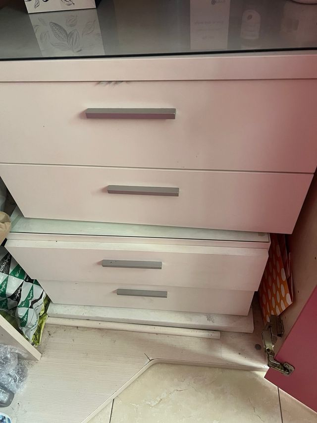 Mesitas noche blancas - 2 uds