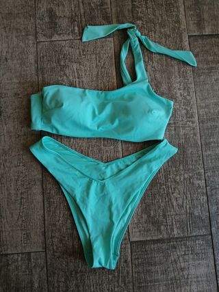 Bikini Etam turquesa - Baño