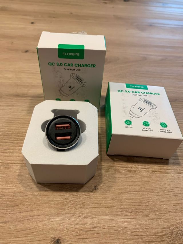 Cargador Coche FLOVEME QC 3.0 Dual USB