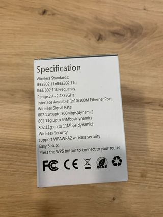 Repetidor Wifi 2.4G - 300Mbps