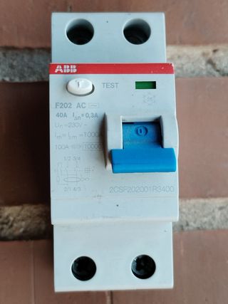 Interruptor diferencial ABB 40A 300mA